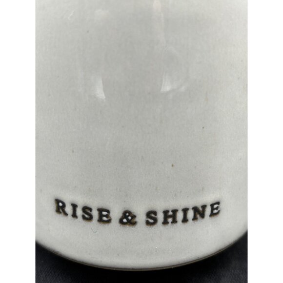 Hearth and Hand W/ Magnolia Stoneware "Rise & Shine" Coffee Mug Tea Cup 14 oz - Picture 8 of 8
